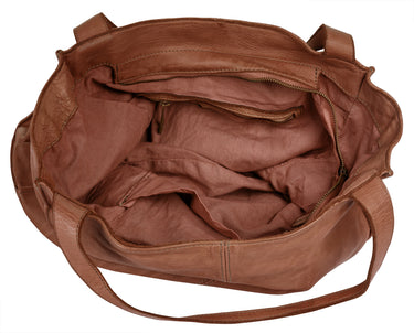 SAMANTHA LOOK Shopper Damen  |  echt Leder, Made in Italy