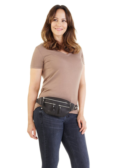 BETTY BARCLAY Gürteltasche Damen  |  echt Leder
