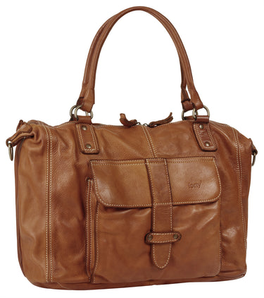 FORTY DEGREES Shopper XXL Damen  |  echt Leder, Made in Italy