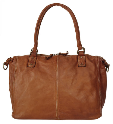 FORTY DEGREES Shopper XXL Damen  |  echt Leder, Made in Italy