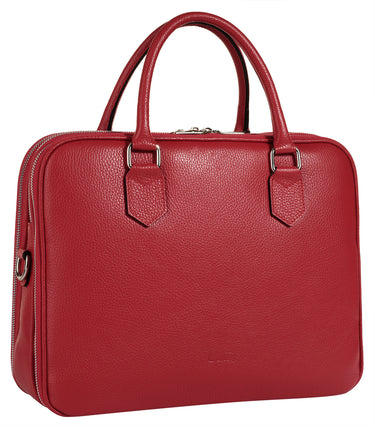 CLUTY Aktentasche Damen  |  echt Leder, Made in Italy