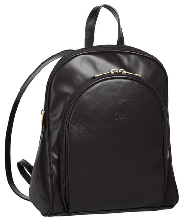 CLUTY City-Rucksack Damen  |  echt Leder, Made in Italy