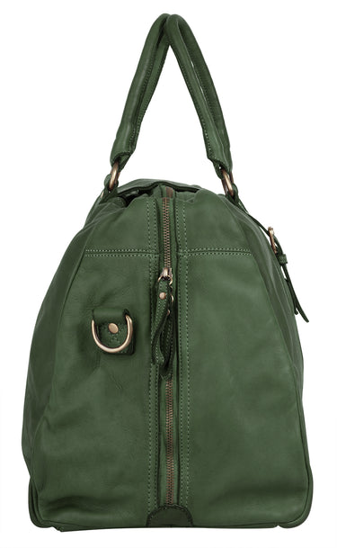 FORTY DEGREES Reisetasche Herren, Damen  |  echt Leder, Made in Italy