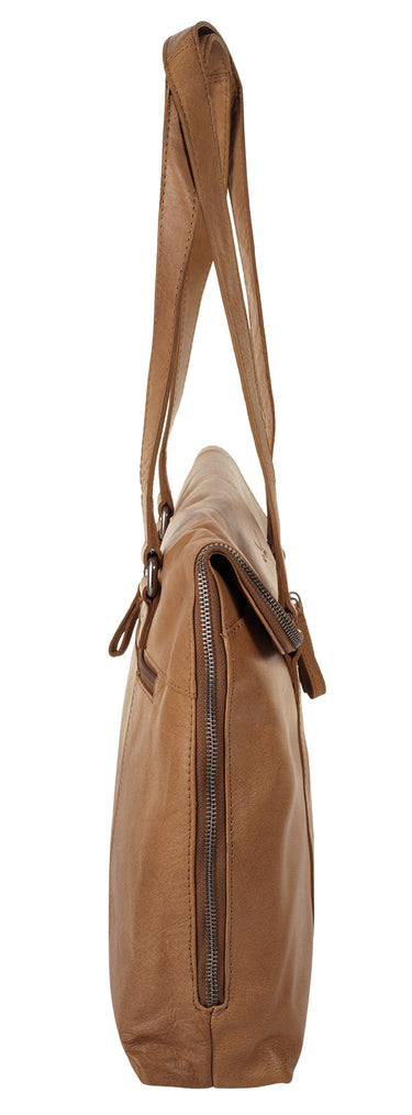 SANSIBAR Shopper Damen  |  echt Leder
