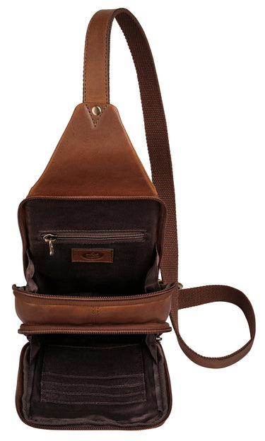 PIKÉ Crossover Bag Herren, Damen  |  echt Leder