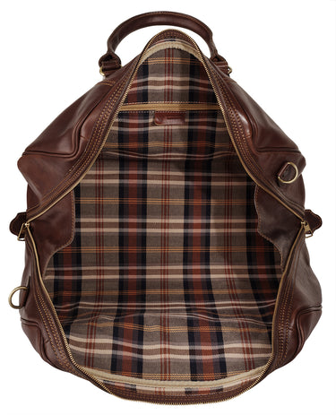 PIKÉ Reisetasche CALABRIA MEDIO Damen, Herren  |  echt Leder, Made in Italy