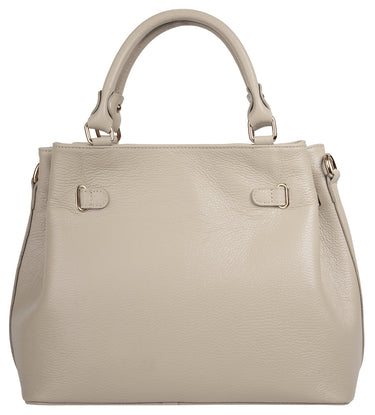 SAMANTHA LOOK Handtasche Damen  |  echt Leder, Made in Italy, geräumige Henkeltasche mit Smartphonefach