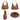 SAMANTHA LOOK Shopper Damen  |  echt Leder, Made in Italy