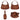 SAMANTHA LOOK Handtasche Damen  |  echt Leder, Made in Italy