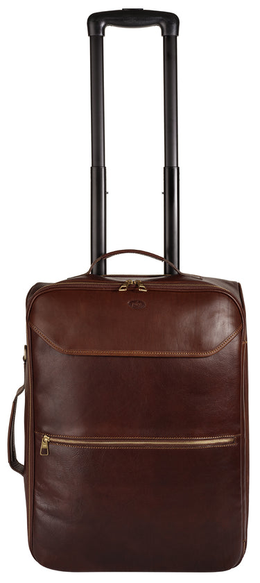PIKÉ Trolley Handgepäck Herren, Damen  |  echt Leder, Made in Italy