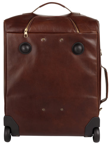 PIKÉ Trolley Handgepäck Herren, Damen  |  echt Leder, Made in Italy