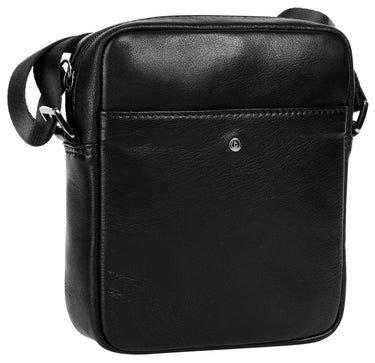 BUGATTI Umhängetasche BLACK MAGIC Herren, Damen  |  echt Leder