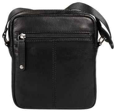 BUGATTI Umhängetasche BLACK MAGIC Herren, Damen  |  echt Leder