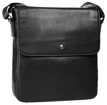 BUGATTI Umhängetasche BLACK MAGIC Herren, Damen  |  echt Leder
