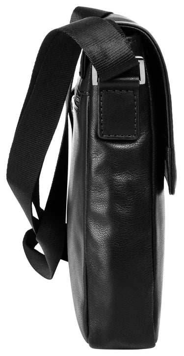 BUGATTI Umhängetasche BLACK MAGIC Herren, Damen  |  echt Leder