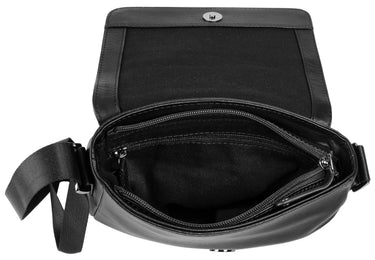 BUGATTI Umhängetasche BLACK MAGIC Herren, Damen  |  echt Leder