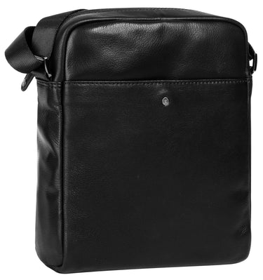 BUGATTI Umhängetasche BLACK MAGIC Herren, Damen  |  echt Leder