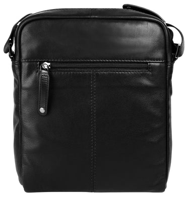 BUGATTI Umhängetasche BLACK MAGIC Herren, Damen  |  echt Leder