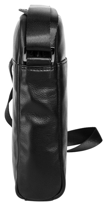 BUGATTI Umhängetasche BLACK MAGIC Herren, Damen  |  echt Leder