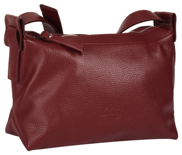 CLUTY Umhängetasche Damen  |  echt Leder, Made in Italy