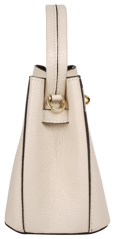 CLUTY Umhängetasche Damen  |  echt Leder, Made in Italy