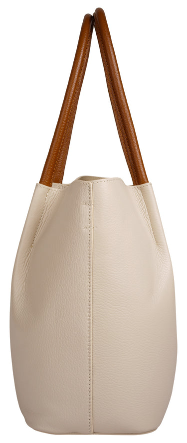 SAMANTHA LOOK Handtasche Damen  |  echt Leder, Made in Italy