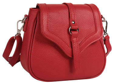 CLUTY Umhängetasche Damen  |  echt Leder, Made in Italy