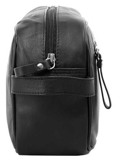 BODENSCHATZ Kulturtasche Herren, Damen  |  echt Leder