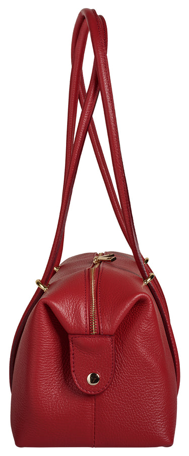 CLUTY Handtasche FLIORI Damen  |  echt Leder, Made in Italy