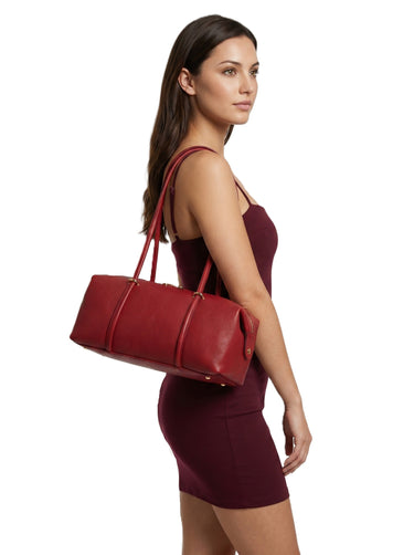 CLUTY Handtasche FLIORI Damen  |  echt Leder, Made in Italy