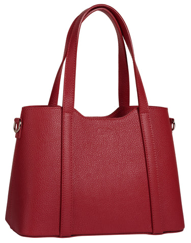 CLUTY Handtasche Damen  |  echt Leder, Made in Italy
