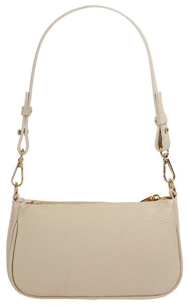SAMANTHA LOOK Umhängetasche Damen  |  echt Leder, Made in Italy