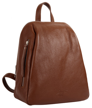 SAMANTHA LOOK City-Rucksack Damen  |  echt Leder, Made in Italy