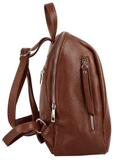 SAMANTHA LOOK City-Rucksack Damen  |  echt Leder, Made in Italy