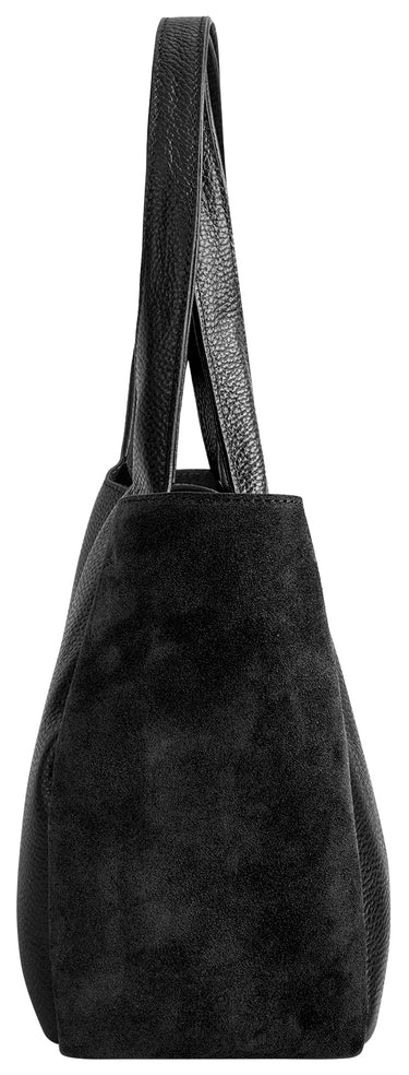 CLUTY Shopper Damen  |  echt Leder, Made in Italy