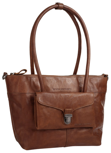 SPIKES & SPARROW Shopper Damen  |  echt Leder