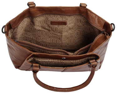 SPIKES & SPARROW Shopper Damen  |  echt Leder