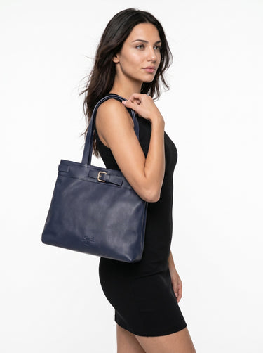 SAMANTHA LOOK Shopper Damen  |  echt Leder, Made in Italy