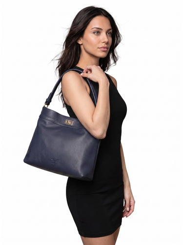 SAMANTHA LOOK Shopper Damen  |  echt Leder, Made in Italy