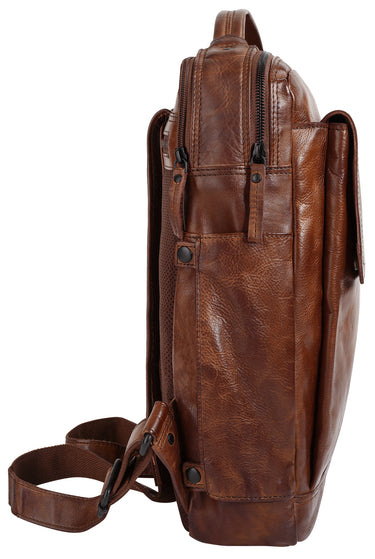 SPIKES & SPARROW Rucksack Herren, Damen  |  echt Leder