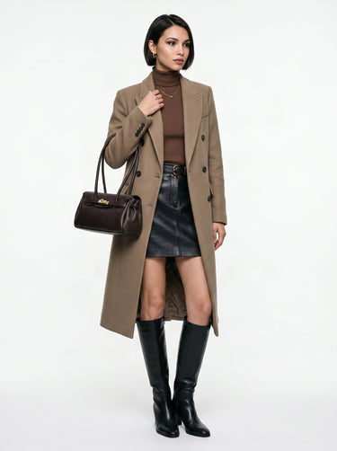 FORTY° Handtasche Morvina Damen  |  echt Leder, Made in Italy