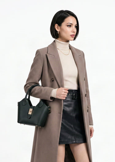 FORTY° Handtasche LANVERRA - S Damen  |  echt Leder, Made in Italy