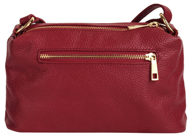 SAMANTHA LOOK Umhängetasche SOLAPINA Damen  |  echt Leder, Made in Italy