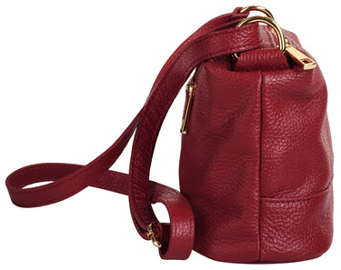 SAMANTHA LOOK Umhängetasche SOLAPINA Damen  |  echt Leder, Made in Italy