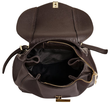 FORTY° Rucksack AURIVELLA Damen  |  echt Leder, Made in Italy