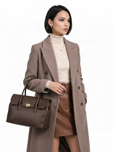 FORTY° Handtasche Lantora Damen  |  echt Leder, Made in Italy